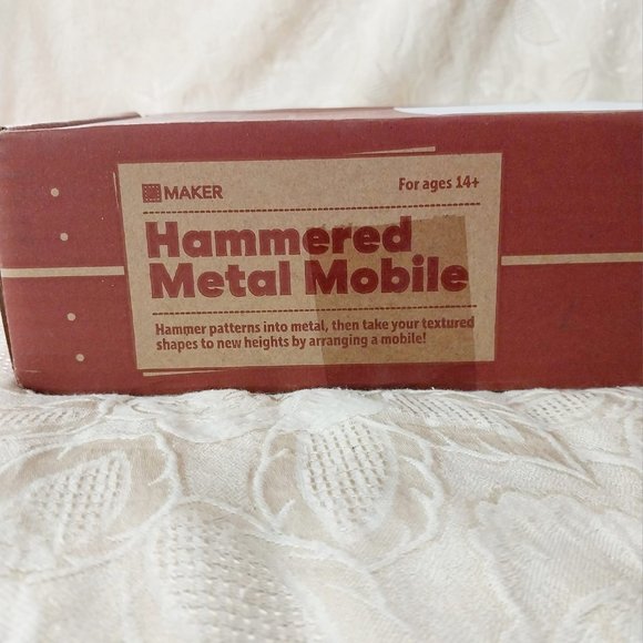 NIB KiwiCo Maker Crate Box Hammered Metal Mobile - Picture 5 of 5
